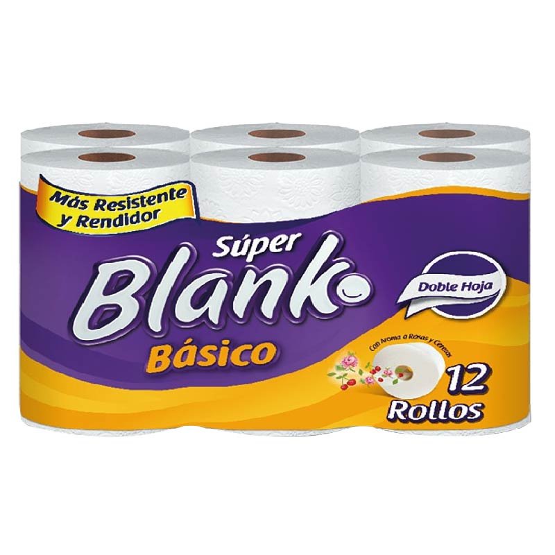 Papel Higienico Blanko x12und Doble Hoja