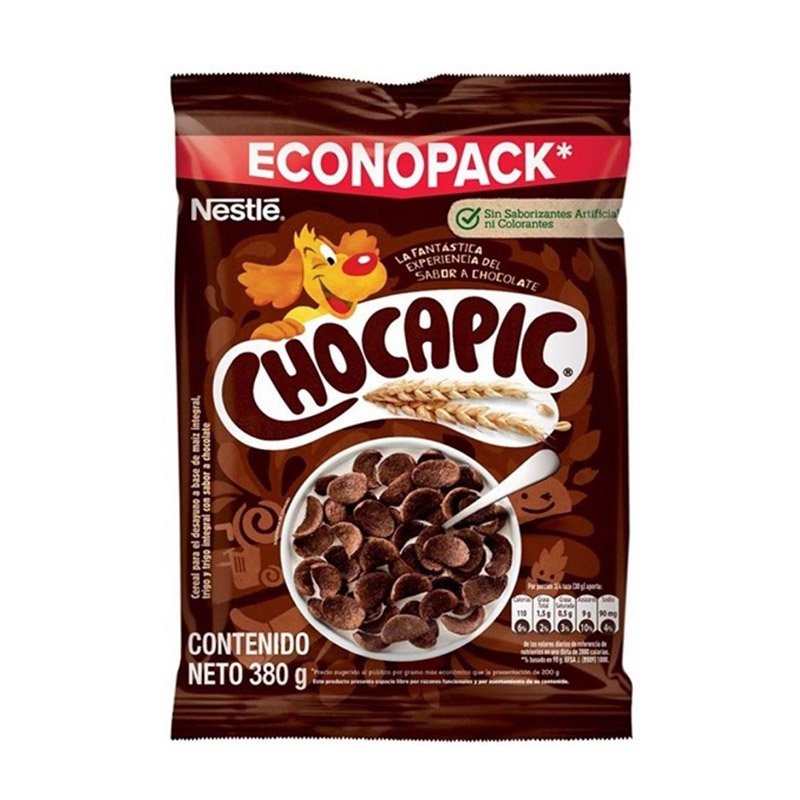 Barritas de cereales tostados con chocolate y leche Chocapic
