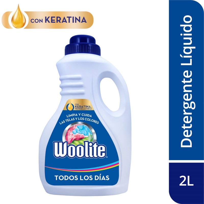 Detergente Woolite x2000ml Liquido Todos Los Dias