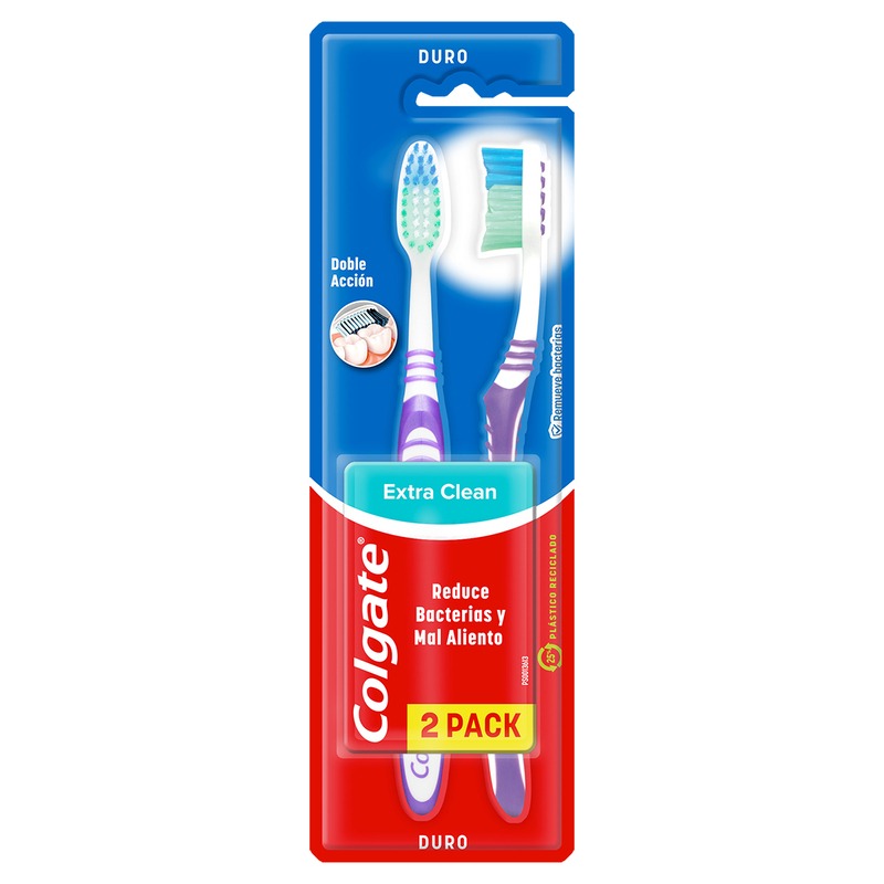 Cepillo Dental Colgate x2 Extra Clean Fir