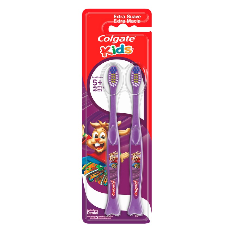 Cepillo Dental Colgate x2Unidades Kids Tandy