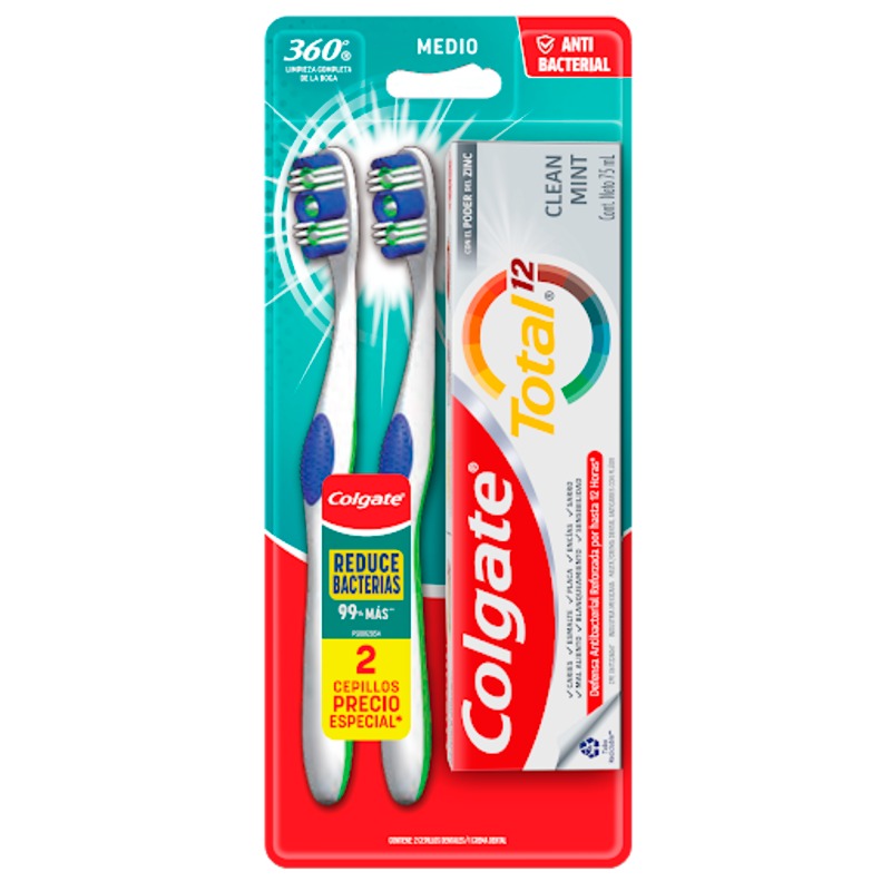 Cepillo Dental Colgate360 Base+Tp Total 75ML