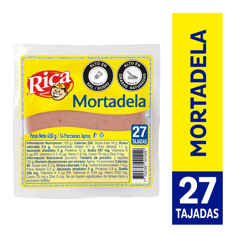 Mortadela Rica x450G