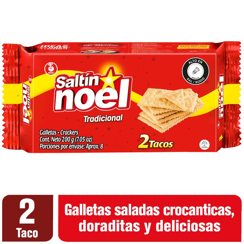 Galleta Saltin X200g 2 Taco