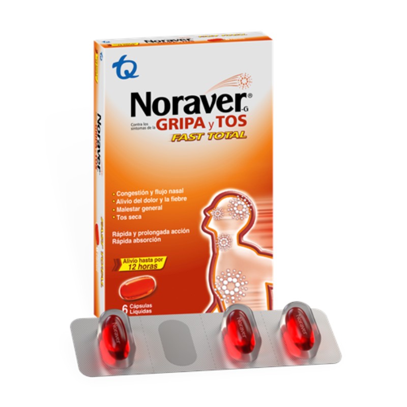 Noraver Gripa x6TAB Fast Total