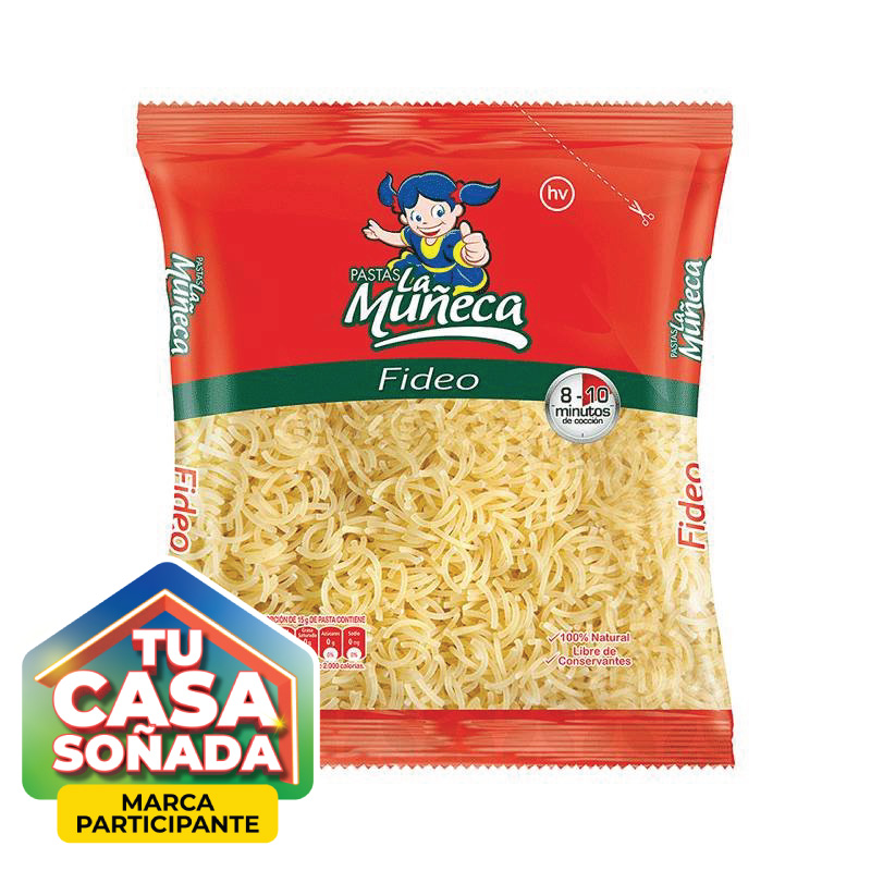 Pasta La Muñeca x250g Fideo