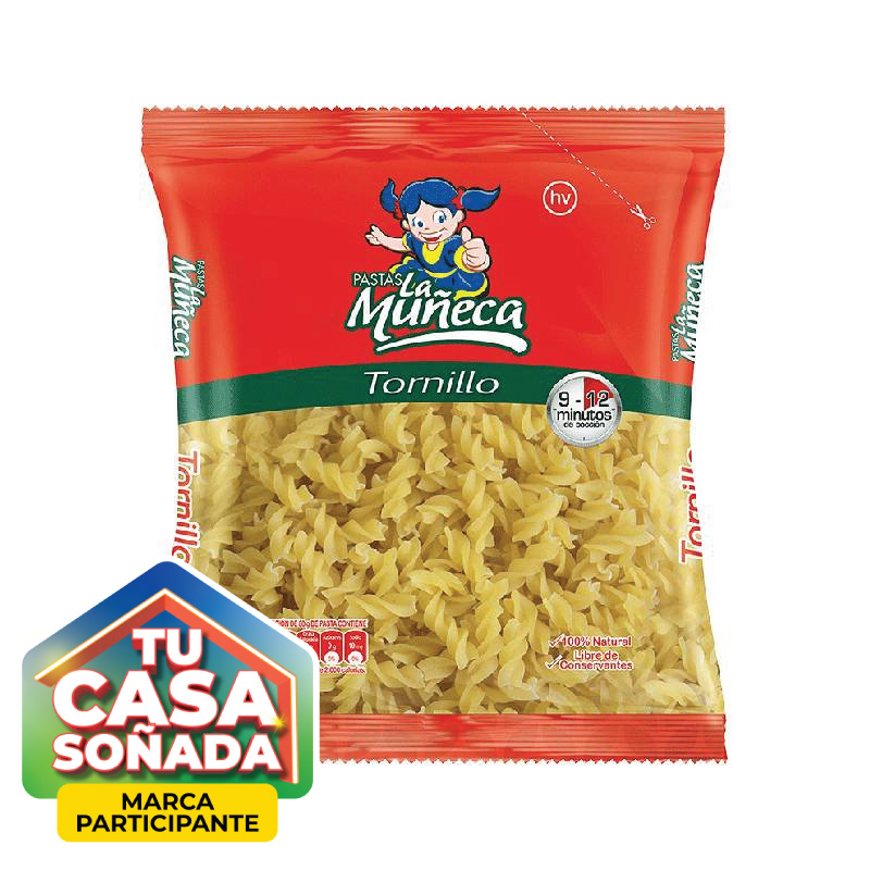 Pasta La Muñeca x250g Tornillo