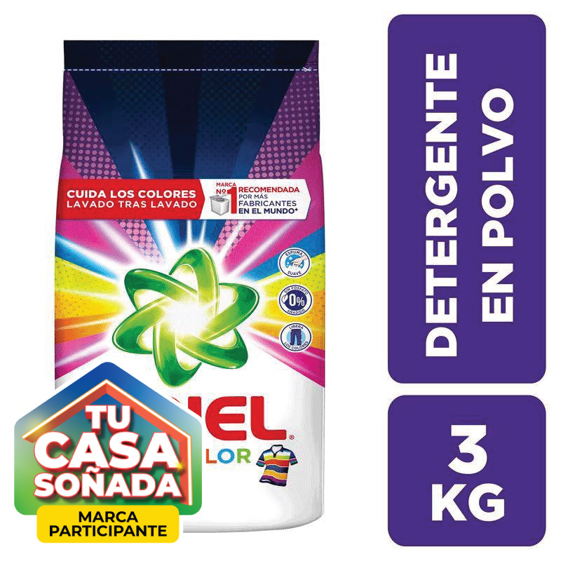 Detergente ariel x3000g revitacolor