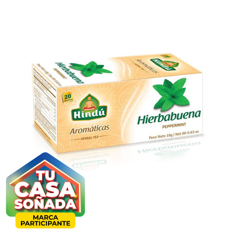 Aromatica Hindu x18g Hierbabuena 20 Bolsas