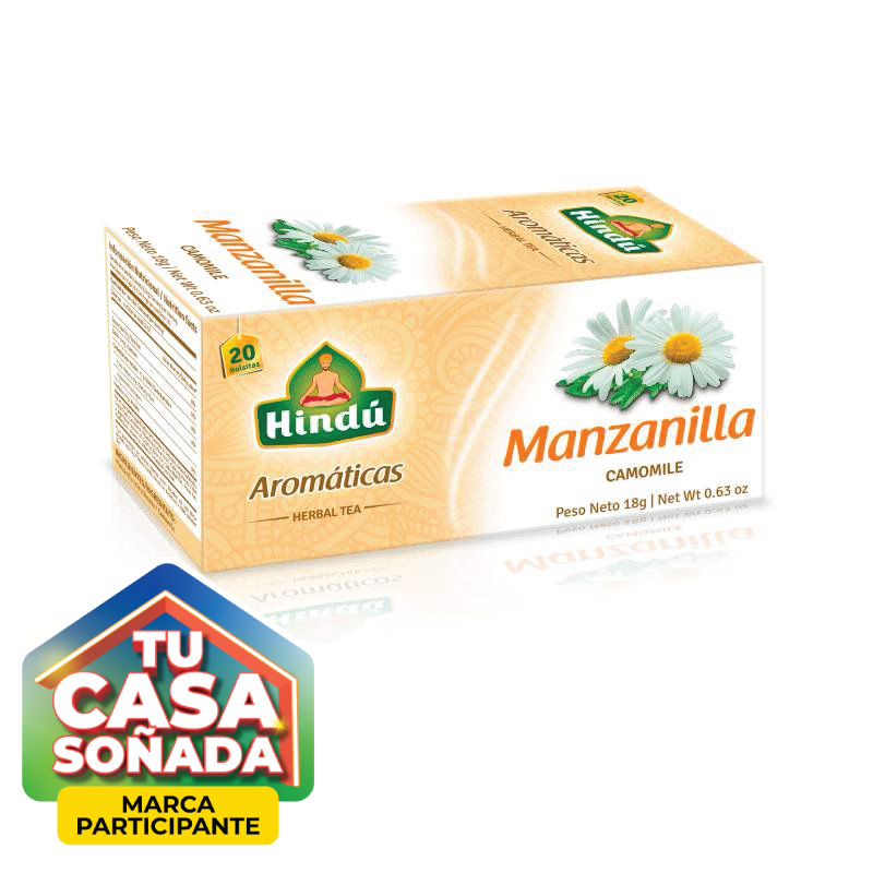 Aromatica Hindu x18g Manzanilla 20 Bolsas