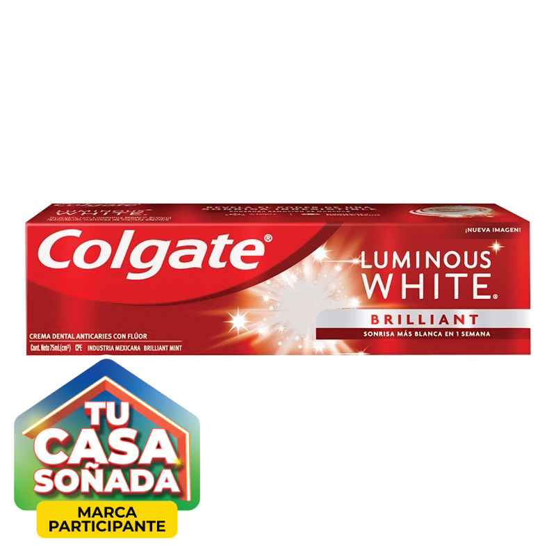 Crema Dental Colgate x75ml Luminous White