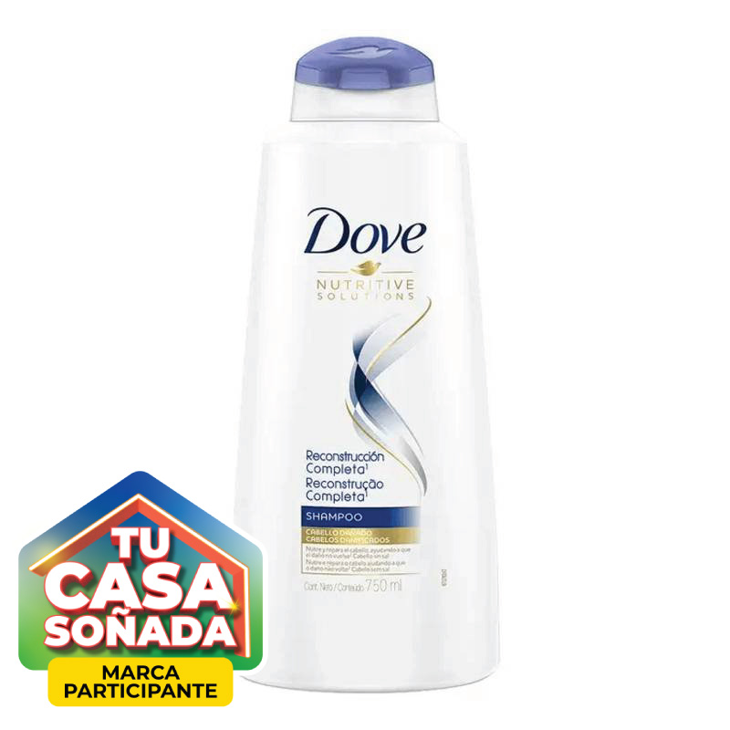 Shampoo Dove x750ml Reconstrucion Competa