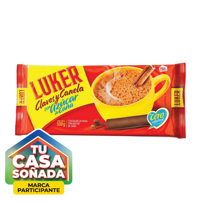 Chocolate Luker x500G Azucar Clavos Y Canela