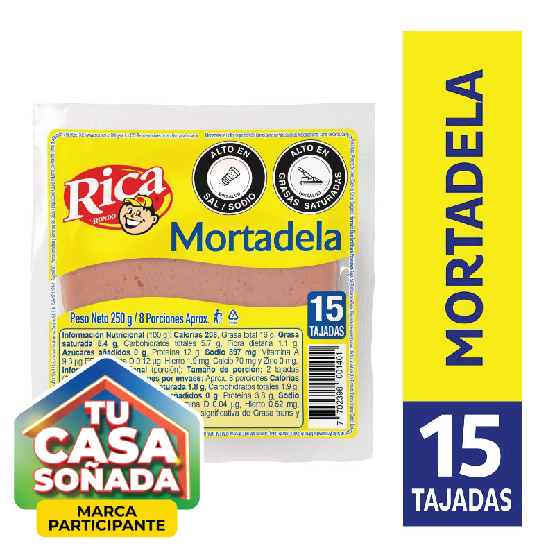 Mortadela Rica x250g