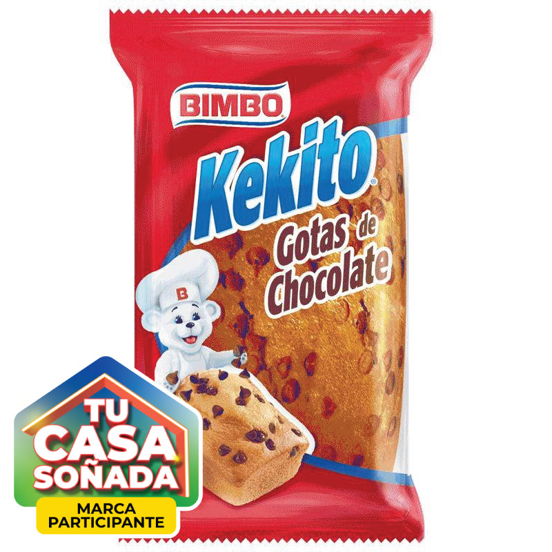 Ponque Bimbo X50g Kekito Gotas Y Chocolate