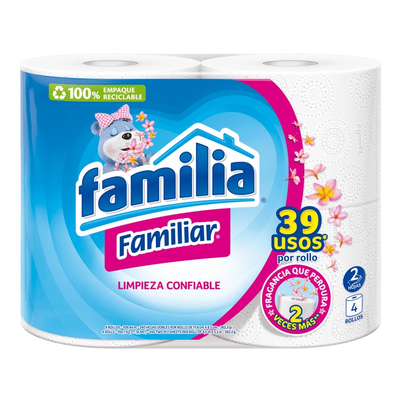 Papel Higienico Familia x4Unidades Familiar Nuevo