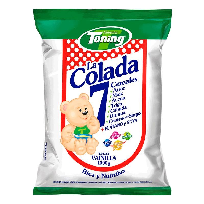 Colada Toning X1000g Vainilla 7 Cereales