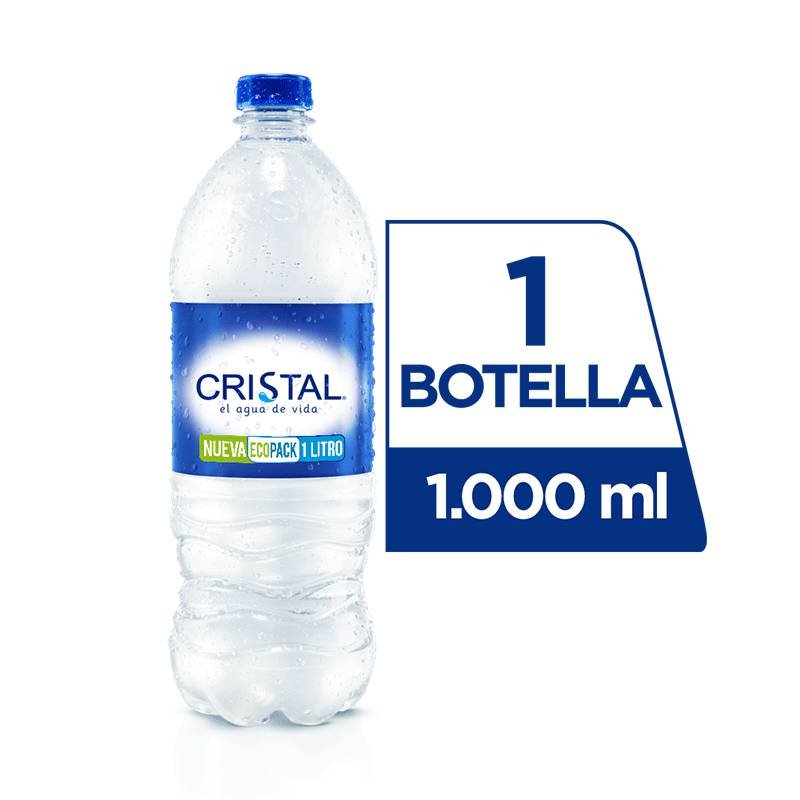 Agua Cristal X1000ml Ecopack