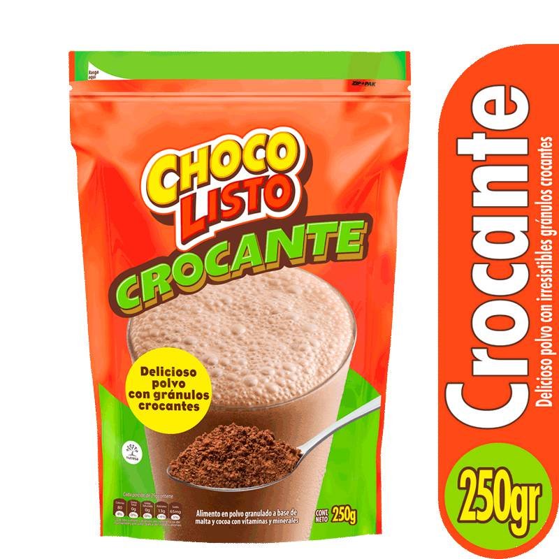 Bebida Achocolatada Chocolisto x250g Crocante