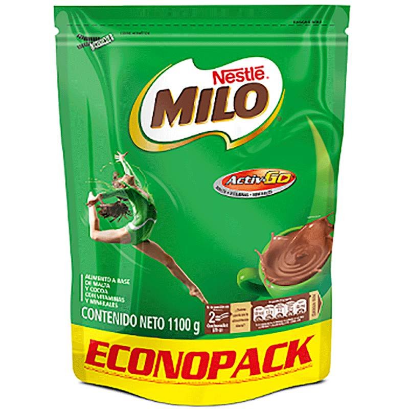 Bebida Achocolatada Milo x1100g Actigen E Doy Pack