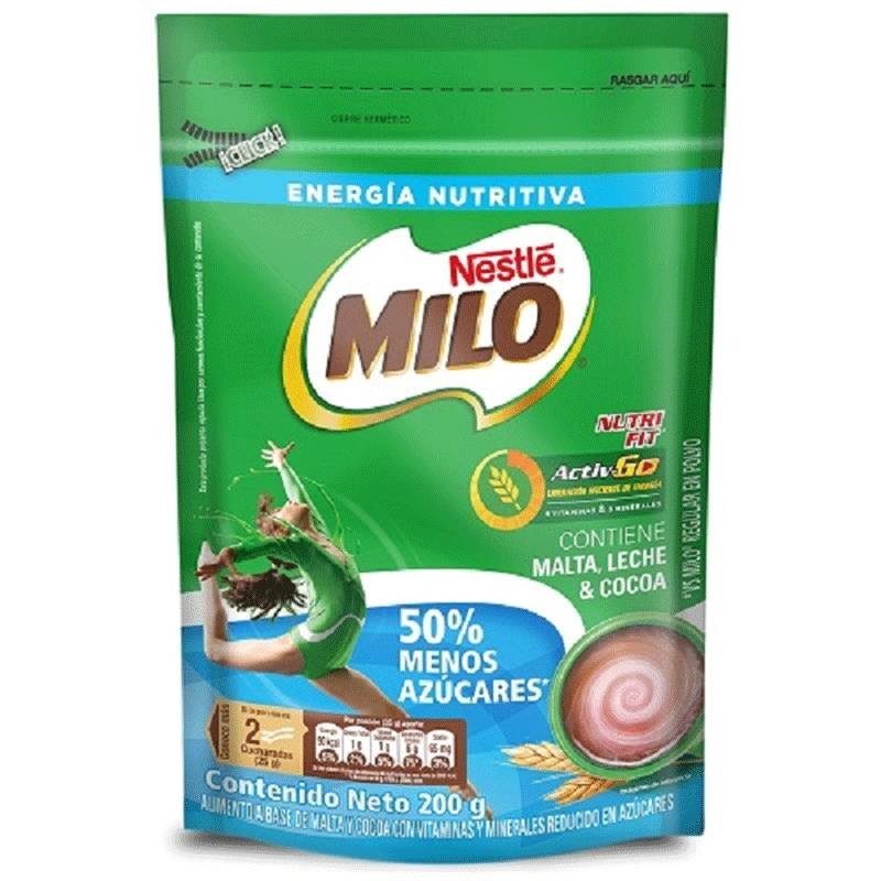 Bebida Achocolatada Milo x200g Free Doy Pack
