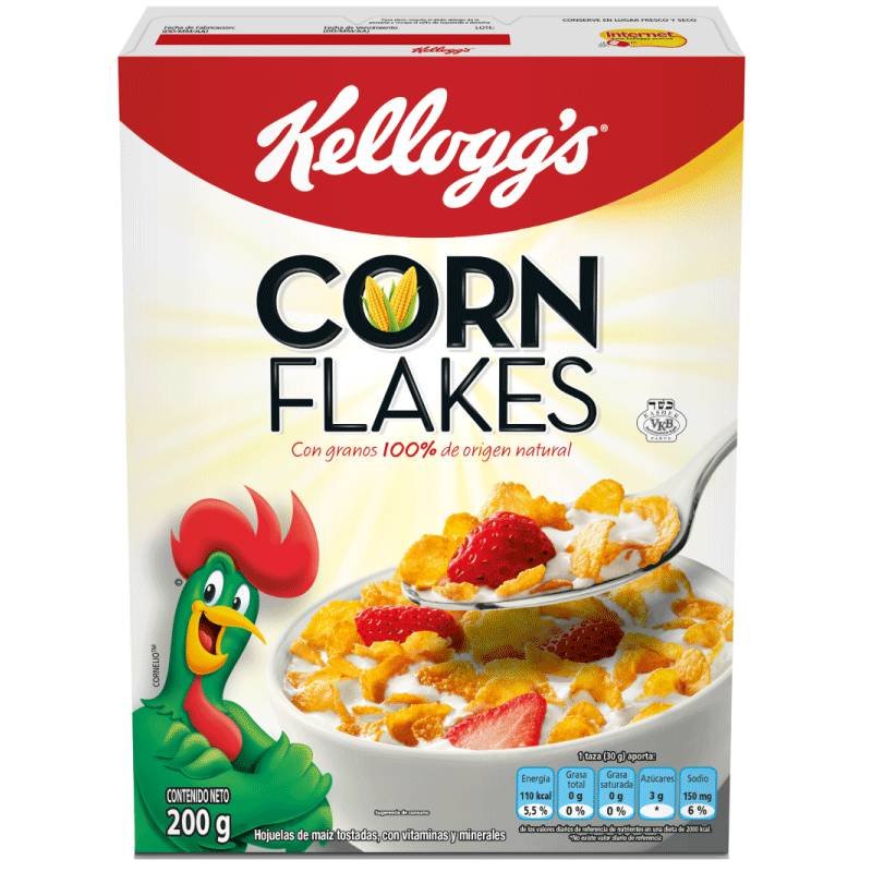 Cereal Kellog x200g Corn Flakes
