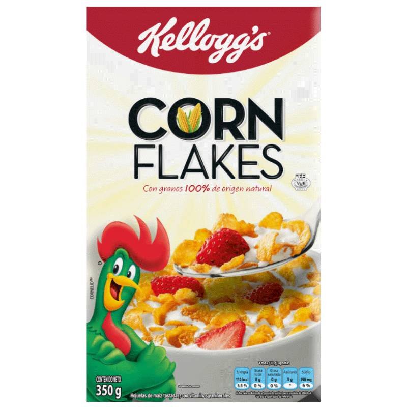 Cereal Kellog x350g Corn Flakes