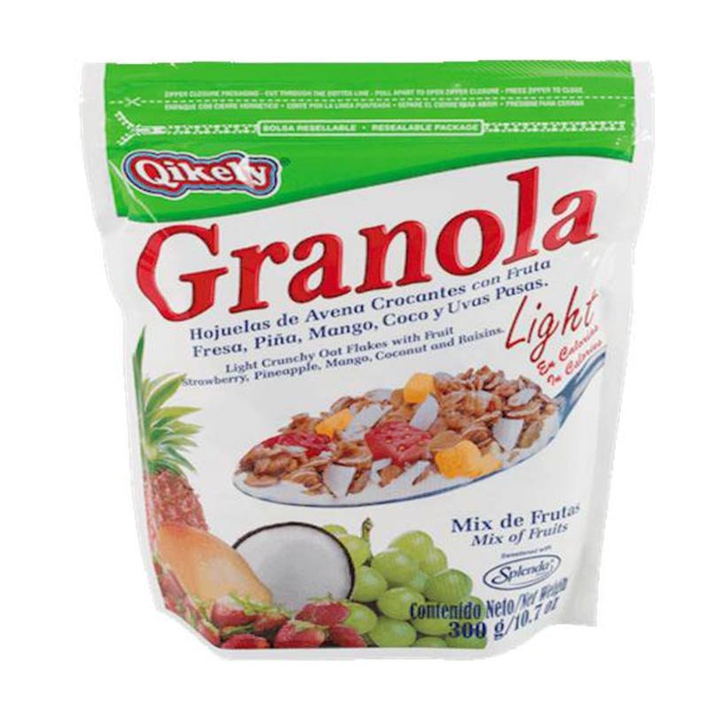 Granola Qikely X300g Mix De Fruta Light