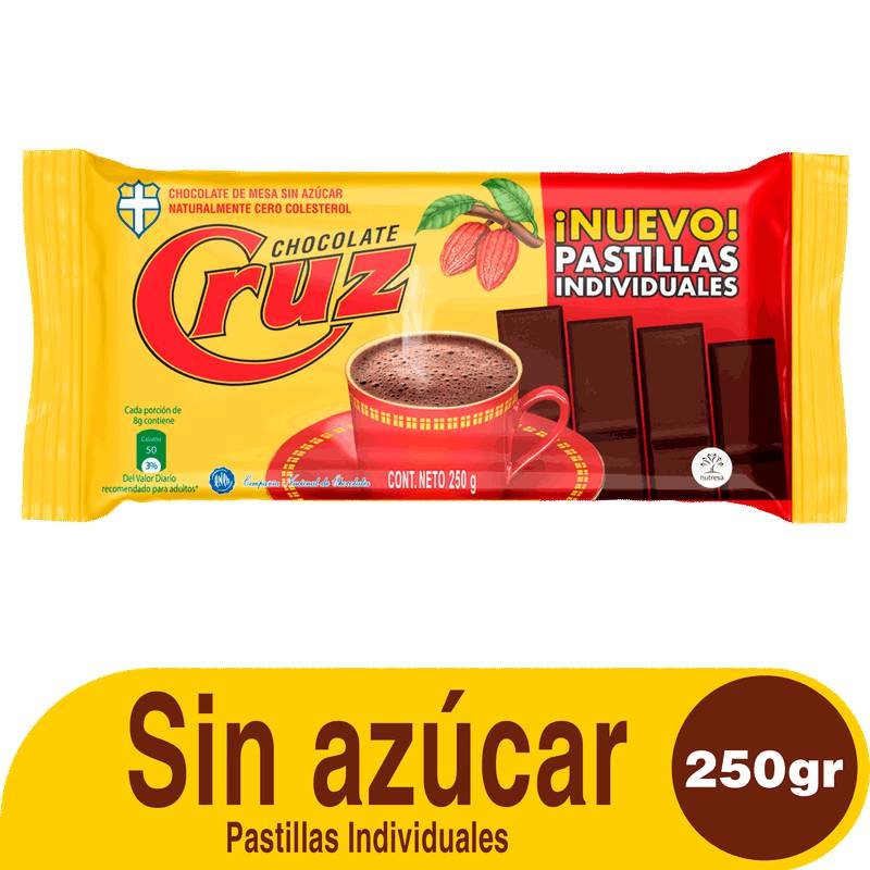 Chocolate Cruz x250g Pastilla Indivual