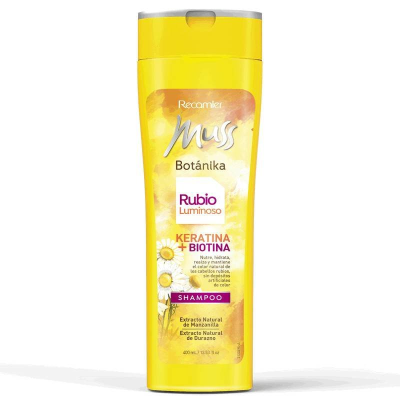 Shampoo Muss x400ml Botanika Rubio Luminoso