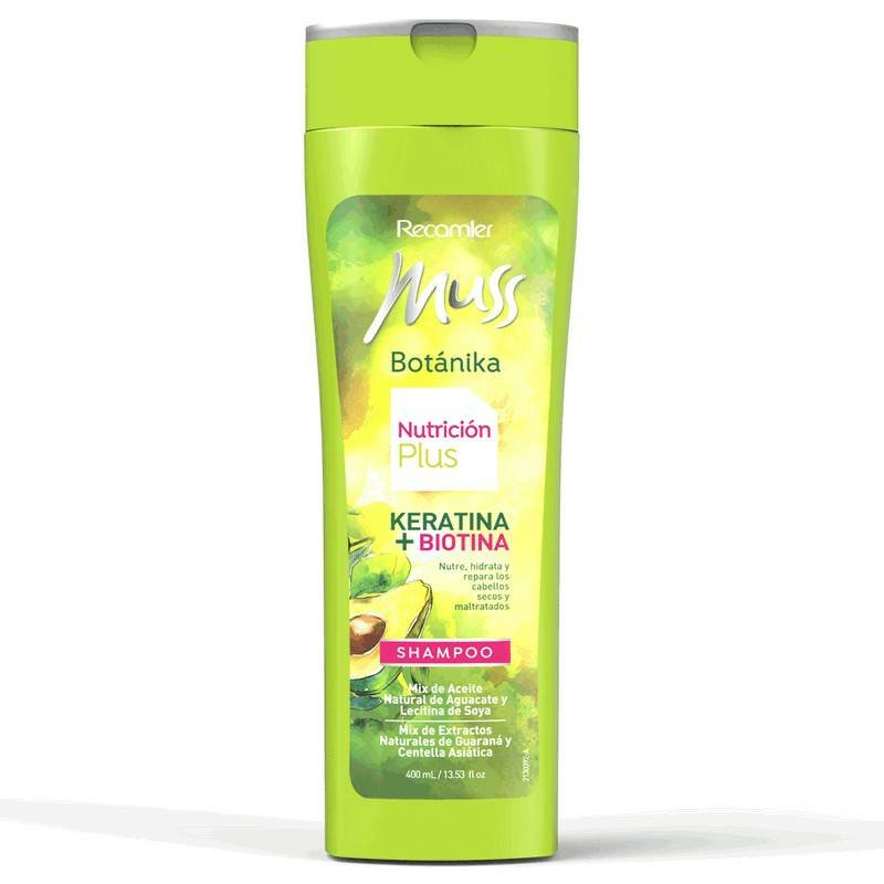 Shampoo Muss x400ml Botanika Nutricion Plus
