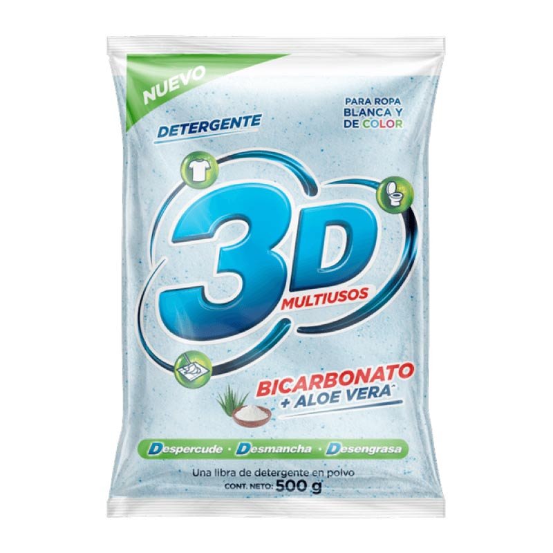 Detergente 3d x500g Multiusos