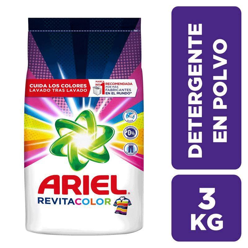 Detergente Ariel x3000g Revitacolor