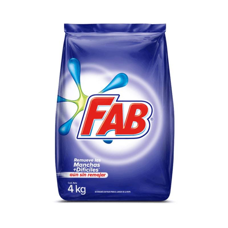 Detergente Fab x4000g Floral