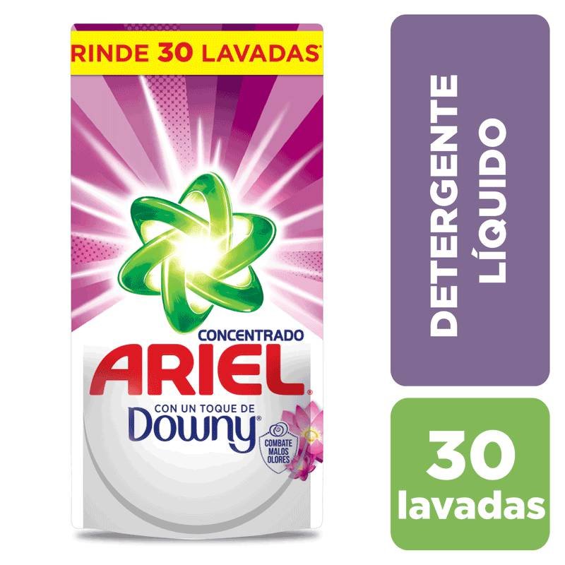 Detergente Ariel x1200ml Liquido Concentrado Toque Suavida