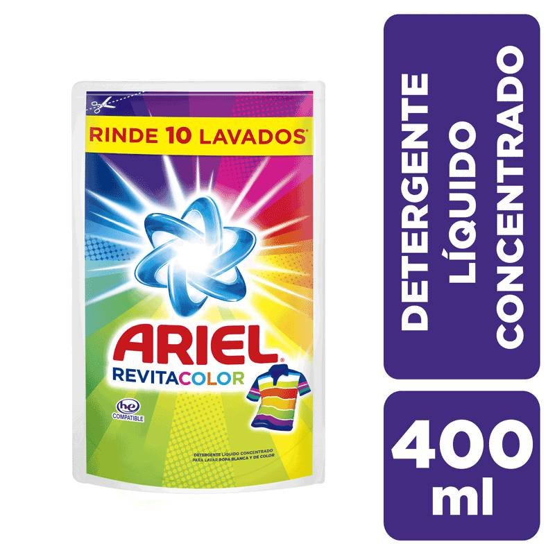 Detergente Ariel x400ml Liquido Revitacolor