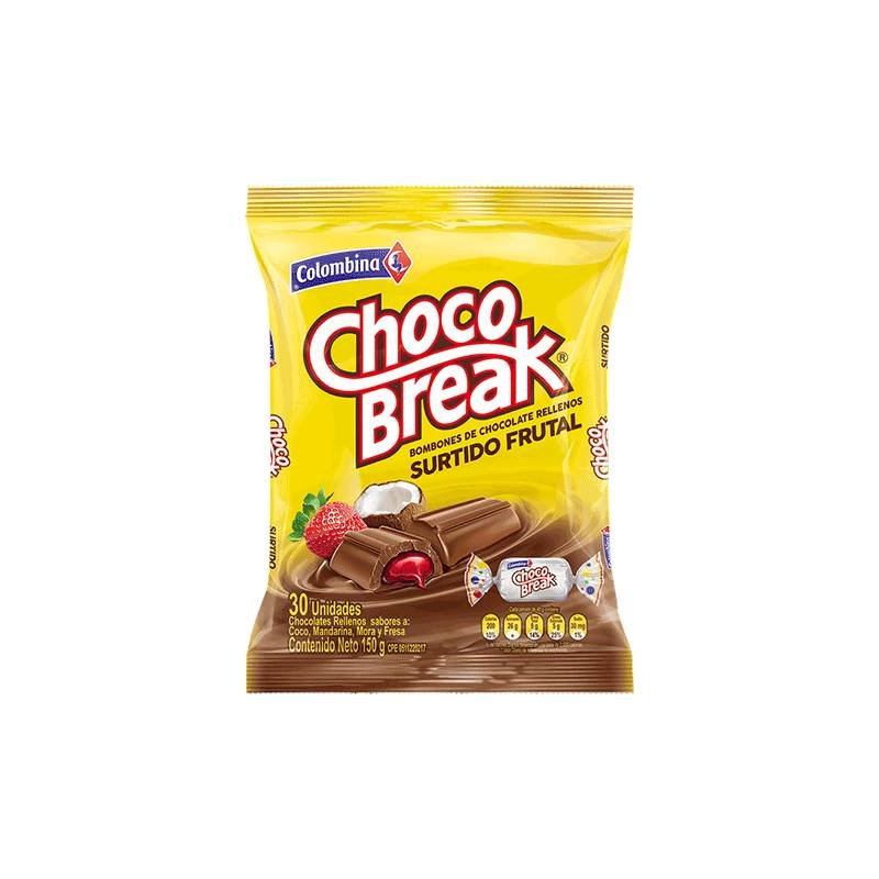 Chocolatina Chocobreak X30unidades Tradicional 150g