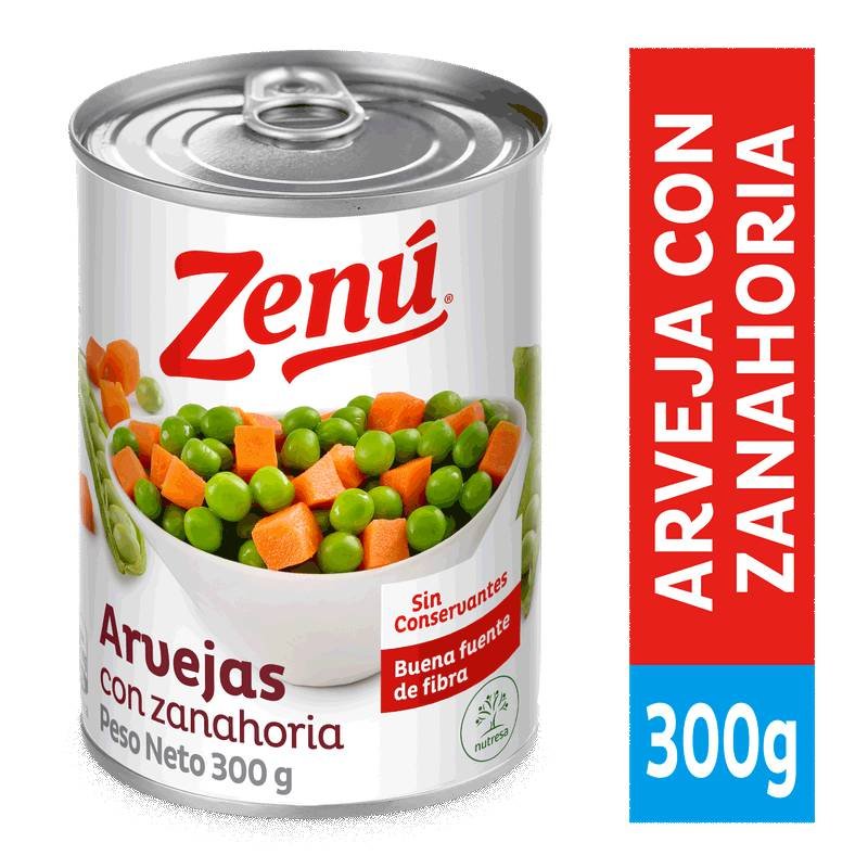 Arveja Zenu X300g Zanahoria