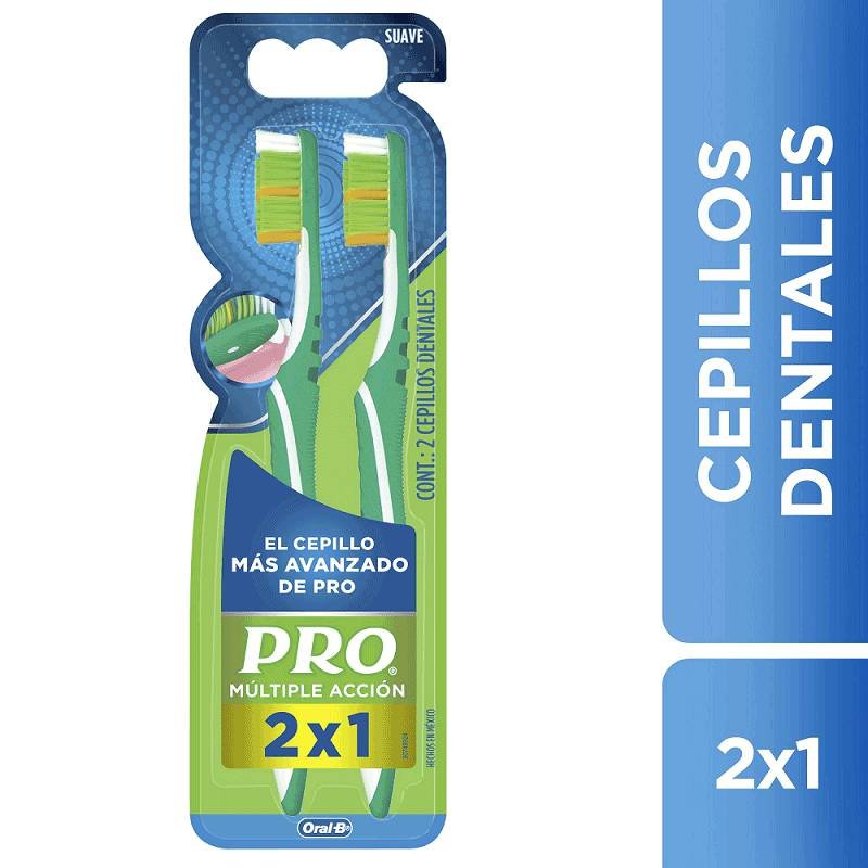 Cepillo Dental Pro 425 2x1 Mediano