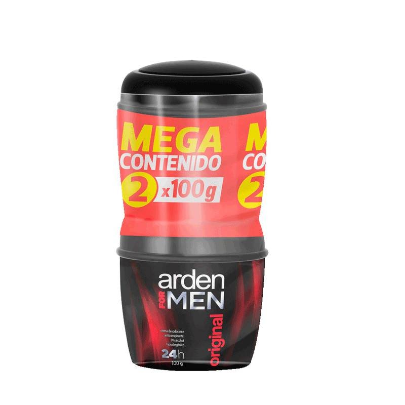 Desodorante Arden For Men 2x100g Crema Original