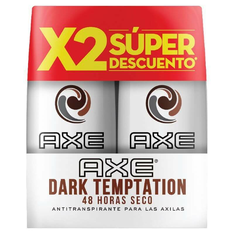 Desodorante Axe 2x152ml Aplicable Aerosol Dark