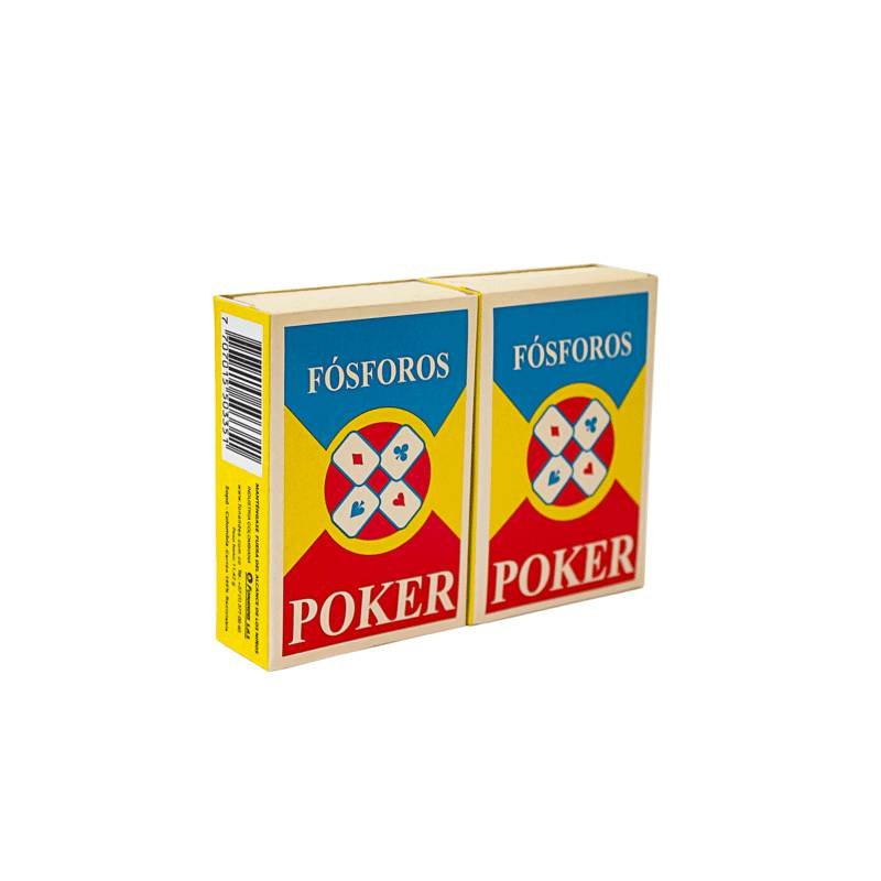 Fosforos Poker 2x100