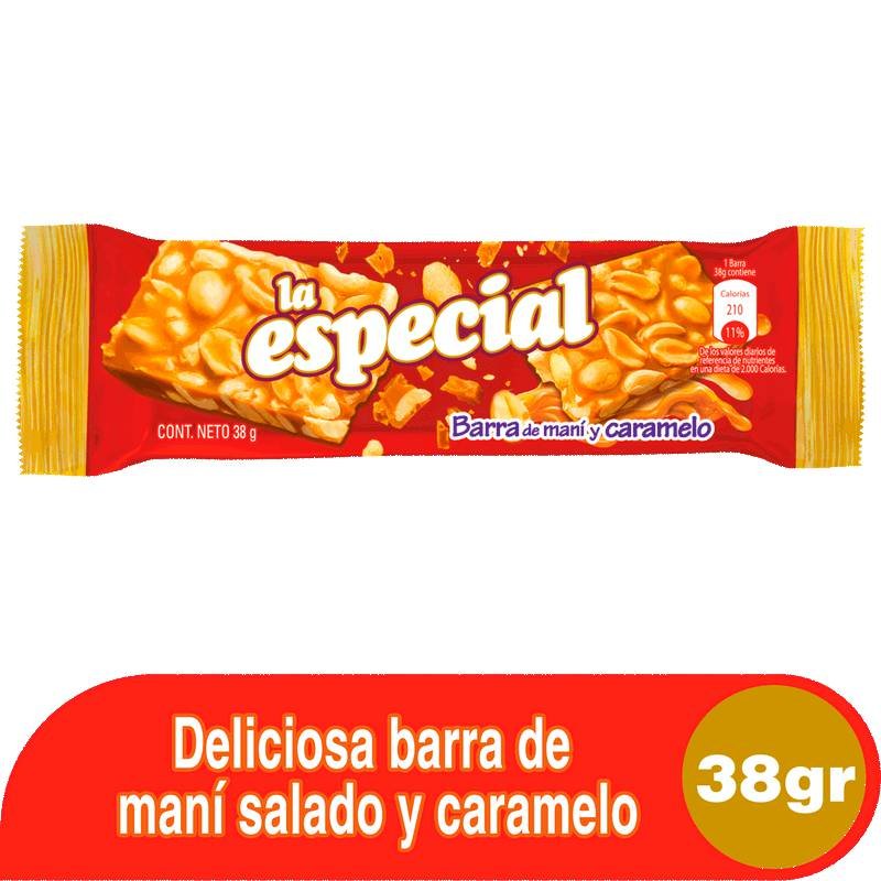 Barra La Especial x38G Mani Caramelo