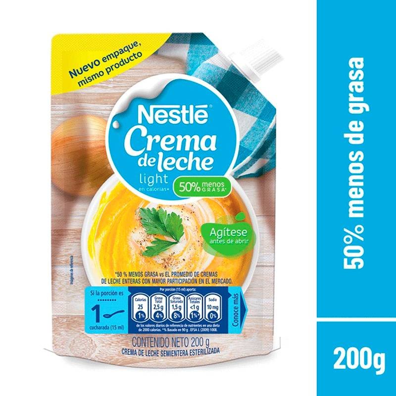 Crema De Leche Nestle x200g Light