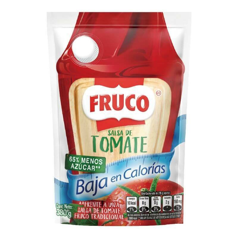 Salsa De Tomate Finas Fruco x380g Bajacalorias